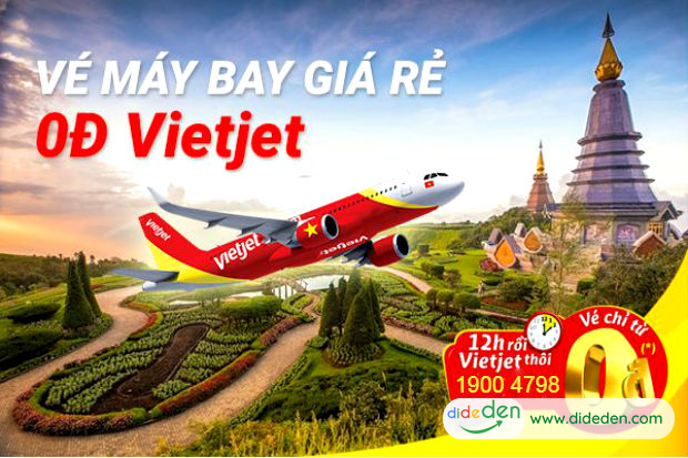 khung giờ đặt vé máy bay giá rẻ Vietjet Air