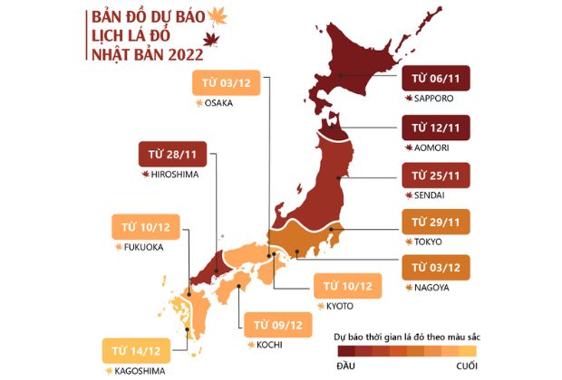 Lịch lá đỏ Nhật Bản 2023: “Check” ngay cho “nóng”