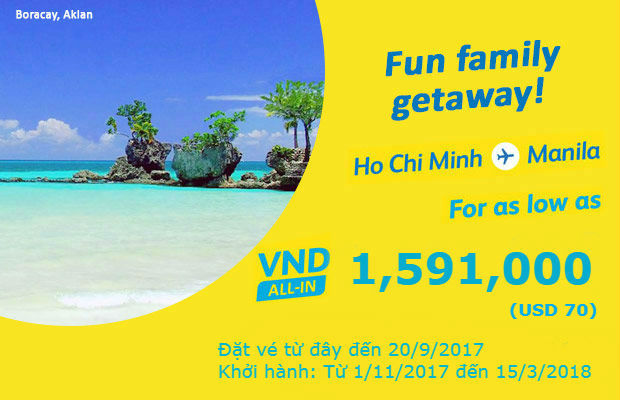 Thỏa sức khám phá Manila cùng Cebu Pacific chỉ từ 70 USD