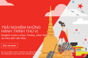 Bay thả ga khắp thế giới cùng Air Asia với giá chỉ từ 39 VND