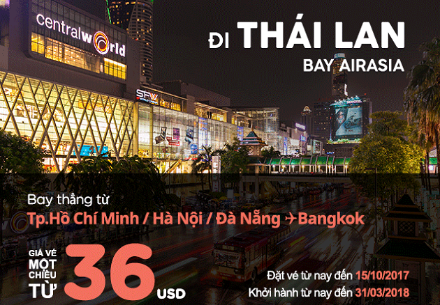 săn vé khuyến mãi Air Asia giá rẻ