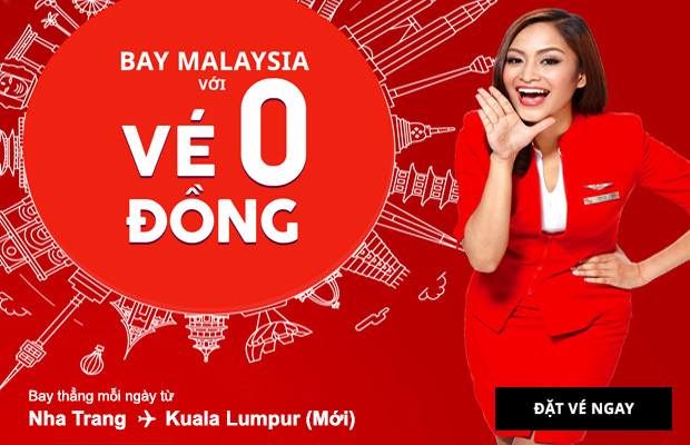 vé máy bay giá rẻ khuyến mãi hãng Air Asia
