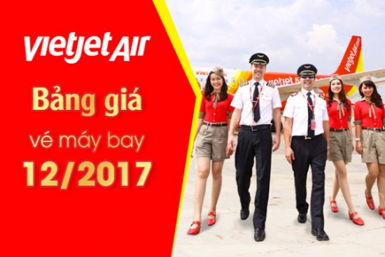 giá vé máy bay vietjet air cập nhật mới