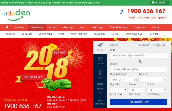 vé máy bay tết 2018 vietjet air