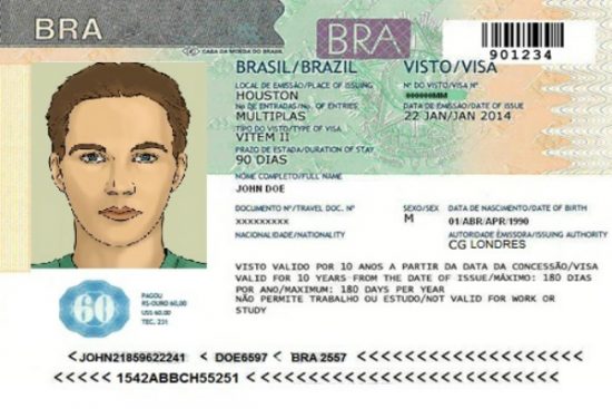 visa đi brazil