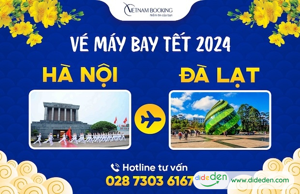 vé máy bay tết hà nội đi đà lạt - bảng giá vé