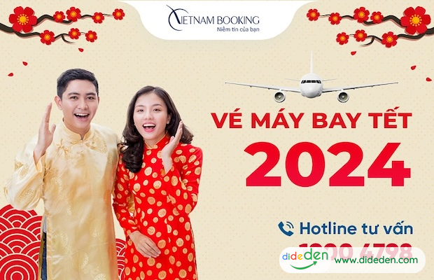 vé máy bay tết vietnam airlines - lịch nghỉ tết
