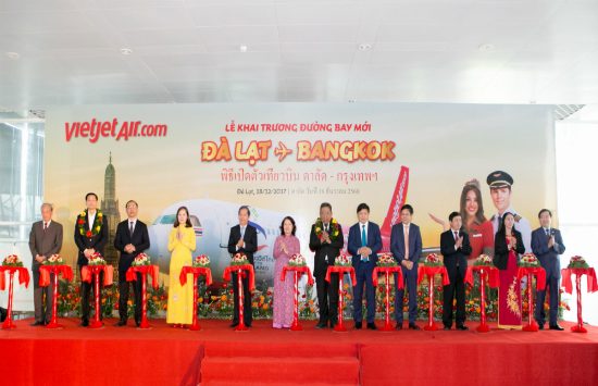 vietjet air mở đường bay mới Đà Lạt - Bangkok