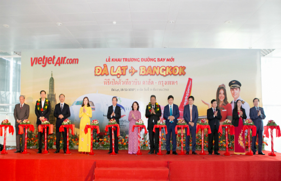 Sau chặng bay TP.HCM - Phuket & Chiang Mai, Vietjet mở đường bay mới Đà Lạt - Bangkok