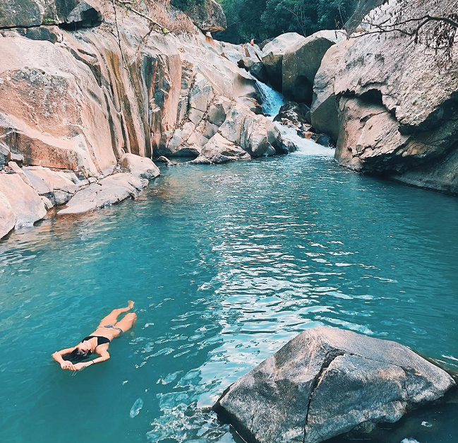 Thác Ba Hồ ở Ninh Thuận