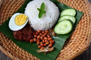 du lịch Singapore Malaysia - Cơm Nasi Lemak