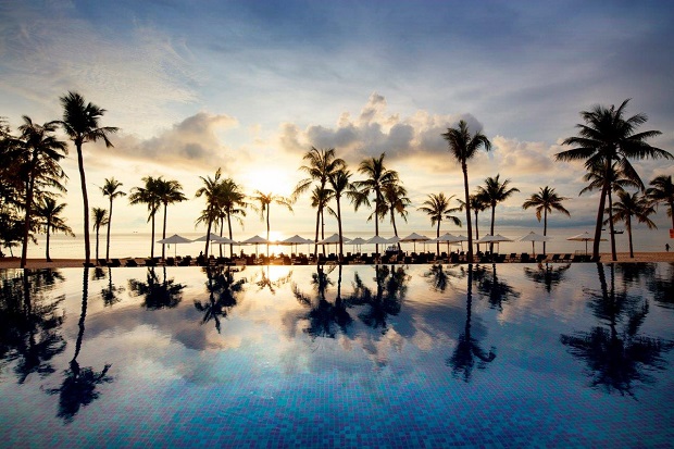 Combo Novotel Phú Quốc 4 ngày 3 đêm - hoàng hôn tại khách sạn