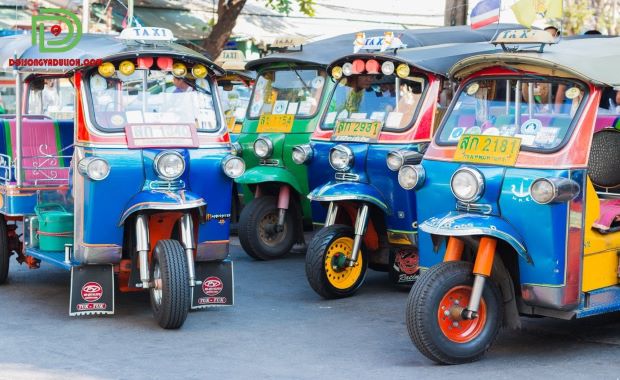 Du lịch Thái Lan trọn gói - xe tuktuk