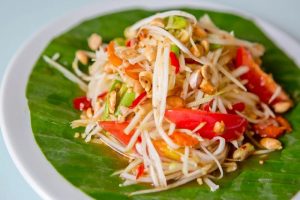 du lịch Thái Lan tự túc 19 - Gỏi đu đủ Thái