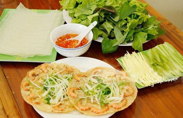 Combo khách sạn vé máy bay Quy Nhơn - bánh xèo tôm nhảy Quy Nhơn