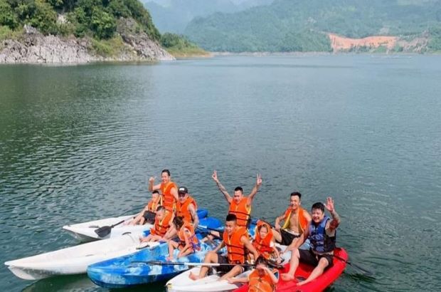 du lich Thung Nai Hoa Binh 2 ngay 1 dem - ho Thung Nai