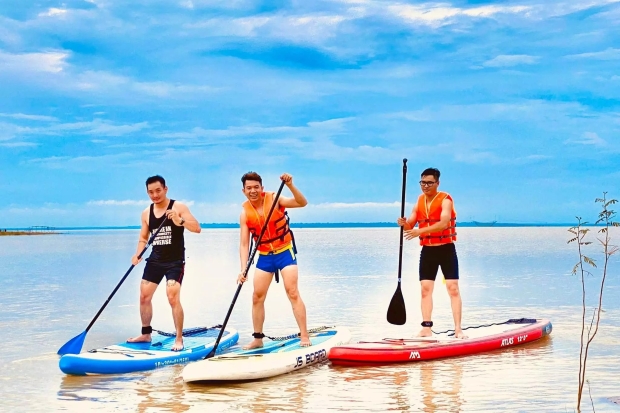 tour du lich ho dau tieng - cheo sup