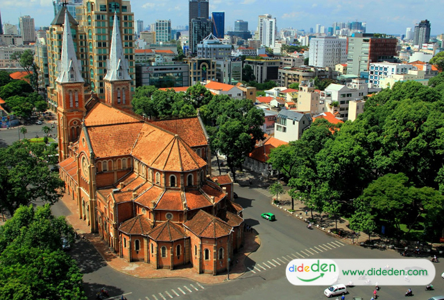 City tour Sài Gòn - Nhà thờ Đức Bà