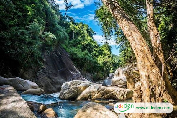 travel ba ho waterfall - view