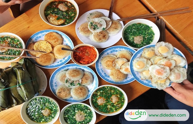 travel ba ho waterfall - specialty food