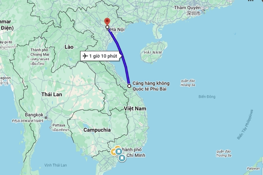 Thời gian bay từ Huế đi Hà Nội và hướng dẫn chi tiết cho hành khách lần đầu đi máy bay