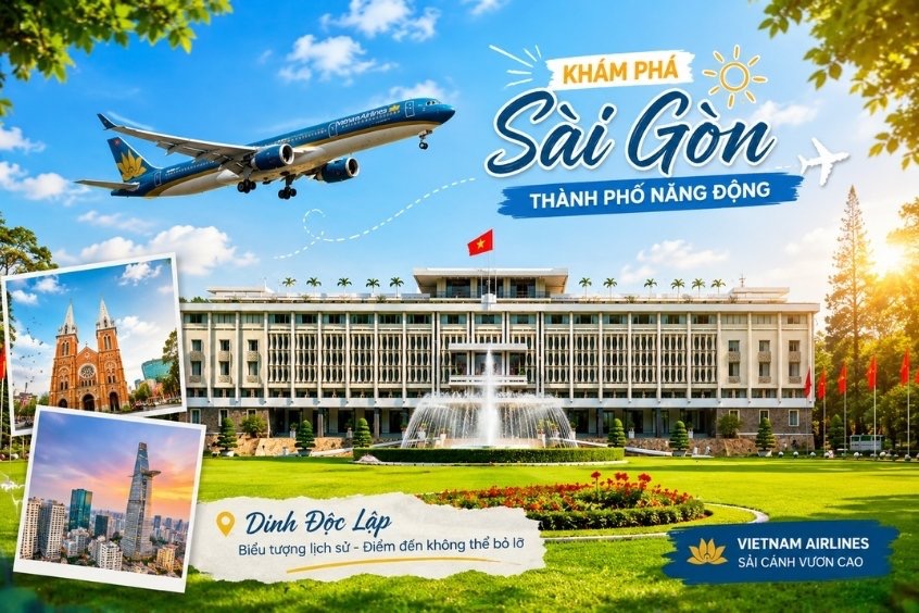 Bí kíp về cách đặt vé máy bay đi Sài Gòn giá rẻ cùng Dideden
