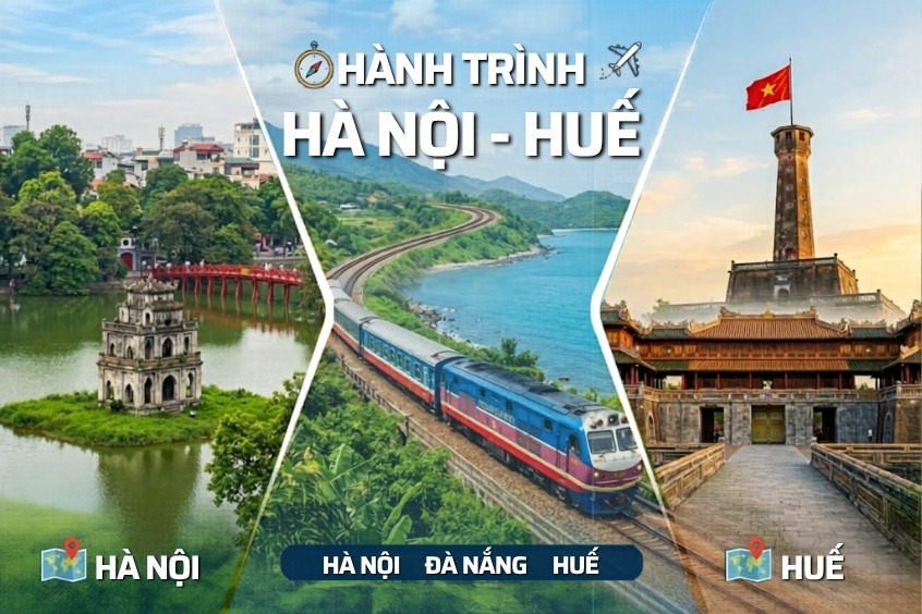 Hướng dẫn cách đặt vé máy bay từ Hà Nội đi Huế giá rẻ để vi vu cố đô cực đã cùng Dideden!