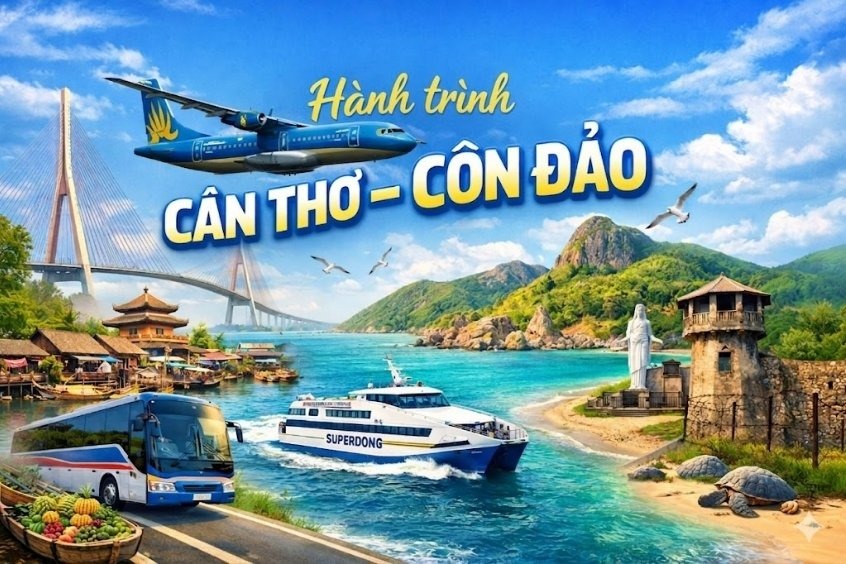 Phương tiện di chuyển từ Cần Thơ đi Côn Đảo cùng Dideden – Trải nghiệm ngay hôm nay !
