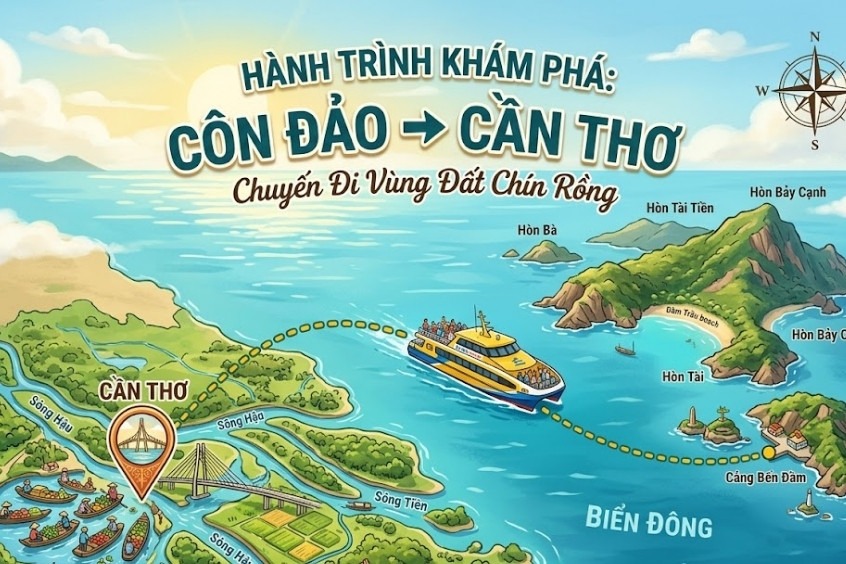 Phương tiện di chuyển từ Côn Đảo đi Cần Thơ – trình chạm miền tây cùng Dideden