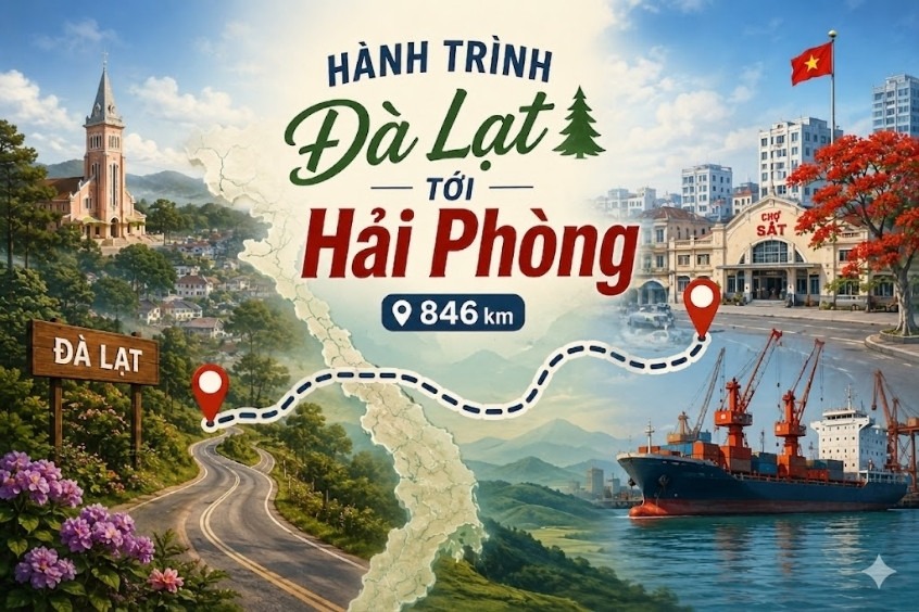 Phương tiện di chuyển từ Đà Lạt đi Hải Phòng cùng Dideden – Đặt ngay !