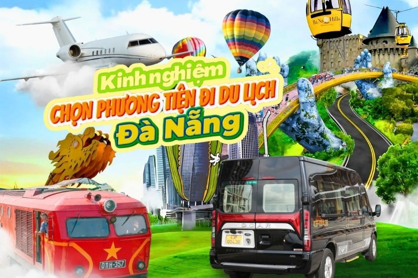 Phương tiện di chuyển từ Hà Nội đến Đà Nẵng để trải nghiệm trọn vẹn cùng Dideden !