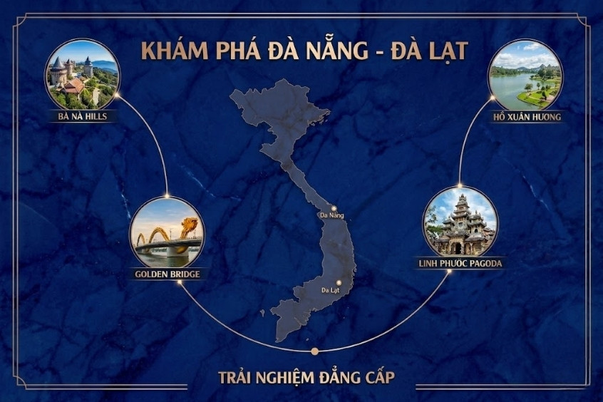 Thời gian bay từ Đà Nẵng đi Đà Lạt mất bao lâu?